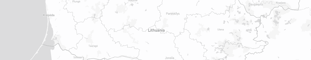 Map of Lithuania